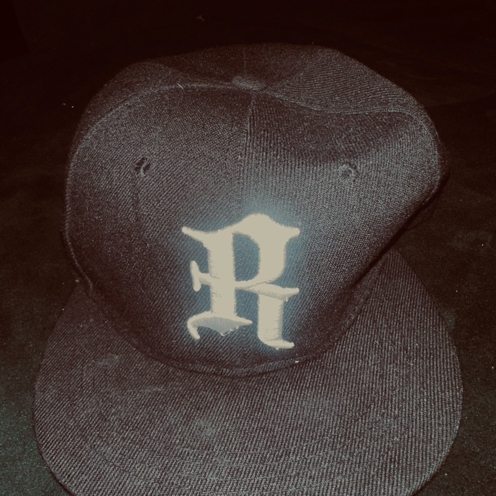 Black Cap with White Logo